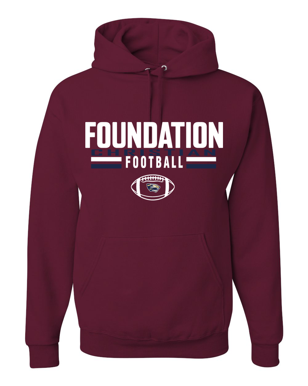 Non-Distressed Logo hoodie