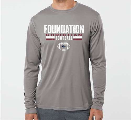 Distressed logo Long sleeve Dry fit