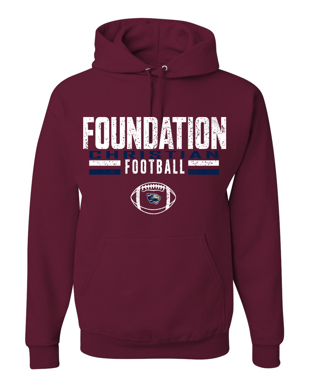 Distressed logo Hoodie
