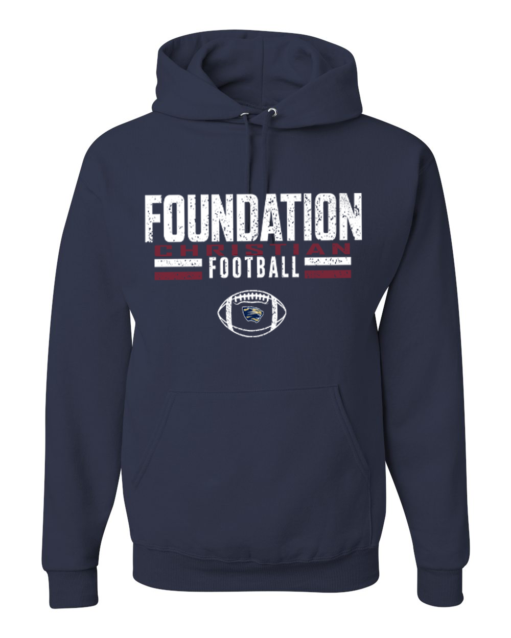 Distressed logo Hoodie
